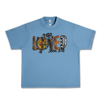 Pebble Blue so loved jhon 3.16 Urban Heavy Tee - SublimationCraftShop