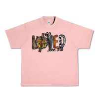 Salmon so loved jhon 3.16 Urban Heavy Tee - SublimationCraftShop
