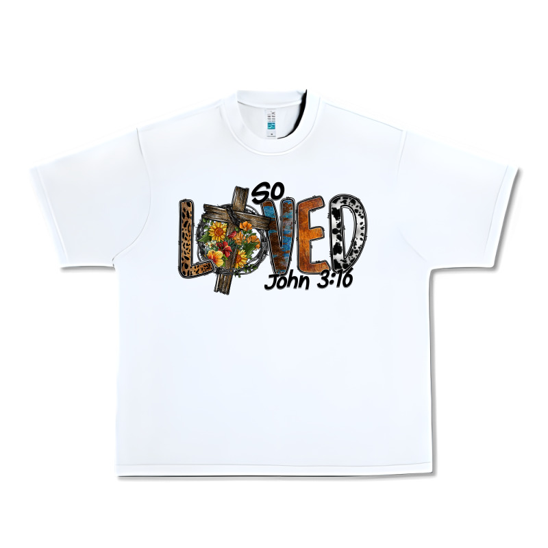 So Loved Jhon 3.16 Urban Heavy Tee by SublimationCraftShop | Teevron