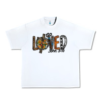 White so loved jhon 3.16 Urban Heavy Tee - SublimationCraftShop