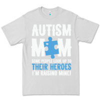 Dove Grey lil autism mom Premium Tee - CowhideDigitalArt