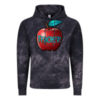 Cloud Black apple teacher Vintage Hoodie - BarkalooDesign