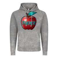 Cloud Rock apple teacher Vintage Hoodie - BarkalooDesign