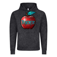 Vintage Black apple teacher Vintage Hoodie - BarkalooDesign