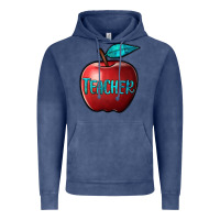 Vintage Denim apple teacher Vintage Hoodie - BarkalooDesign