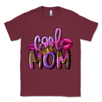 Burgundy Cool mom Mother's Day Classic Tee - FaDigitalArtStudio