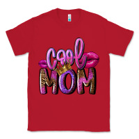 Red Cool mom Mother's Day Classic Tee - FaDigitalArtStudio