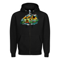 Black Kentucky map sunflower cactus serape Zipper Hoodie - RanaPortraitStore