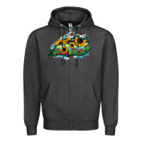Charcoal Heather Kentucky map sunflower cactus serape Zipper Hoodie - RanaPortraitStore