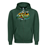 Sports Green Kentucky map sunflower cactus serape Zipper Hoodie - RanaPortraitStore