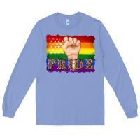 Colony Blue lgbtq  flag and hand pride Long Sleeve Tee - Artiststas