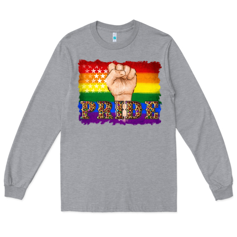 Lgbtq  Flag And Hand Pride Long Sleeve Tee by Artiststas | Teevron