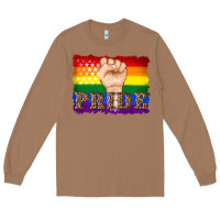 Toasted Coconut lgbtq  flag and hand pride Long Sleeve Tee - Artiststas