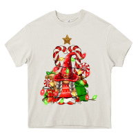 Cream christmas  gnomes Heavy Core Tee - FaDigitalArtStudio