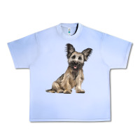 Grape Ice Skye Terrier Dog Illustrations Urban Heavy Tee - LillyAllenDesigns
