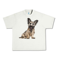 Pistachio Skye Terrier Dog Illustrations Urban Heavy Tee - LillyAllenDesigns