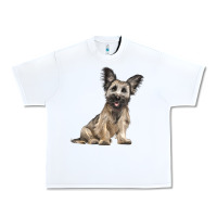 White Skye Terrier Dog Illustrations Urban Heavy Tee - LillyAllenDesigns