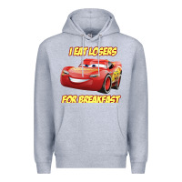 Heather Grey movie cartoon cars Premium Hoodie - DesigneFamous