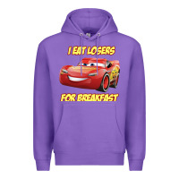 Purple movie cartoon cars Premium Hoodie - DesigneFamous