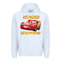 White movie cartoon cars Premium Hoodie - DesigneFamous