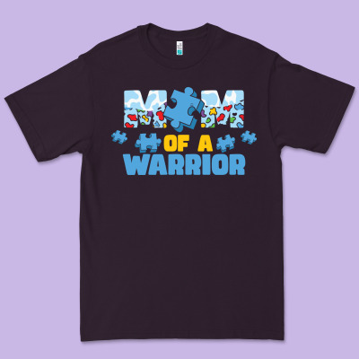 Lil Autism Mom Premium Tee Designed By Cowhidedigitalart