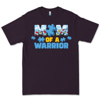 Plum LIL Autism Mom Premium Tee - CowhideDigitalArt