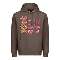 Coffee easter pink camouflage egg hunter  bunny Premium Hoodie - BarkalooDesign