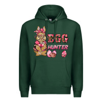 Sports Green easter pink camouflage egg hunter  bunny Premium Hoodie - BarkalooDesign