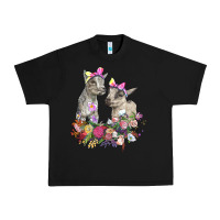 Black floral baby goats Urban Heavy Tee - RanaPortraitStore