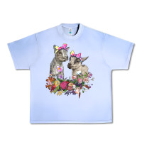 Grape Ice floral baby goats Urban Heavy Tee - RanaPortraitStore