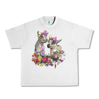 Lunar Rock floral baby goats Urban Heavy Tee - RanaPortraitStore
