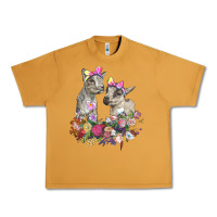 Peanut Butter floral baby goats Urban Heavy Tee - RanaPortraitStore