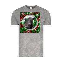 Cloud Rock christmas black angus cow Vintage Tee - LillyAllenDesigns