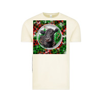 Vintage Arctic christmas black angus cow Vintage Tee - LillyAllenDesigns