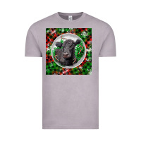 Vintage Zinc christmas black angus cow Vintage Tee - LillyAllenDesigns