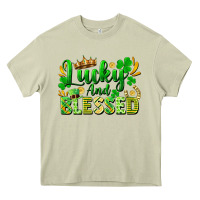 Lucky And Blessed Heavy Core Tee | Teevron