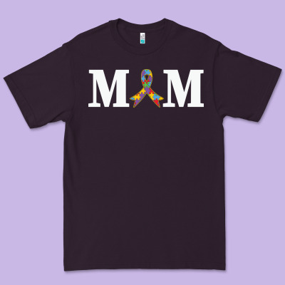 Lil Autism Mom Premium Tee Designed By Cowhidedigitalart