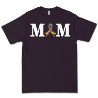 Plum LIL Autism Mom Premium Tee - CowhideDigitalArt
