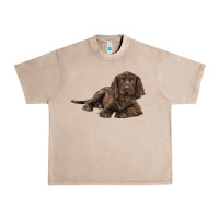 French Oak Sussex Spaniels llustrations Urban Heavy Tee - LillyAllenDesigns