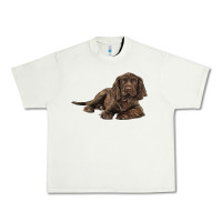 Pistachio Sussex Spaniels llustrations Urban Heavy Tee - LillyAllenDesigns
