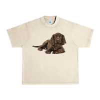 Sandshell Sussex Spaniels llustrations Urban Heavy Tee - LillyAllenDesigns