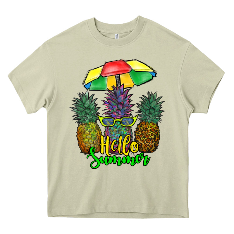 Hello Summer Pineapples Heavy Core Tee by RanaPortraitStore | Teevron