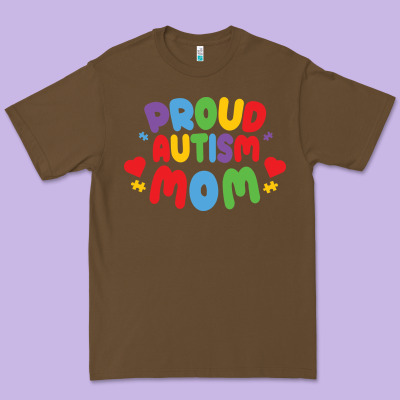 Lil Autism Mom Premium Tee Designed By Cowhidedigitalart