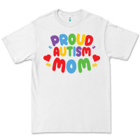 White LIL Autism Mom Premium Tee - CowhideDigitalArt