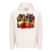 Pale Pink the warriors 1980s cult movie film Premium Hoodie - DesigneFamous