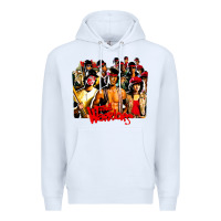 White the warriors 1980s cult movie film Premium Hoodie - DesigneFamous