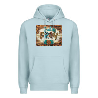 Blue Mist just pray mousepad Premium Hoodie - BarkalooDesign