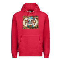 Cardinal just pray mousepad Premium Hoodie - BarkalooDesign
