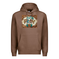 Chestnut just pray mousepad Premium Hoodie - BarkalooDesign