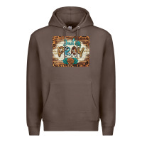 Coffee just pray mousepad Premium Hoodie - BarkalooDesign